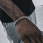 8MM ICED MIAMI CUBAN BRACELET IN ROSE GOLD