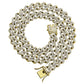 ICED OUT CUBAN CHAIN // YELLOW GOLD 12MM