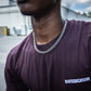8MM ICED MIAMI CUBAN CHAIN IN WHITE GOLD