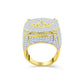 SYMBOLIC RING // ICED OUT YELLOW GOLD