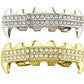 DOUBLE ROW ICED FANG GRILLZ
