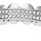 DOUBLE ROW ICED FANG GRILLZ