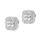 SQUARE CUT ICED // EARRINGS