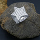 STAR RING // BAGUETTE FLOODED WHITE GOLD