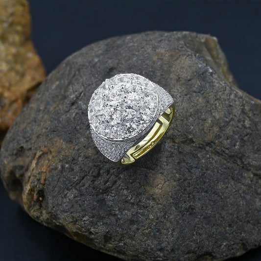 ROYAL RING // ICED OUT YELLOW GOLD