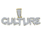 ICED OUT CULTURE PENDANT // YELLOW GOLD