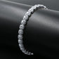 SQUARE CUT CLUSTER TENNIS BRACELET // 5MM