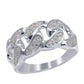 CUBAN RING // ICED OUT WHITE GOLD