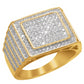 STUNNA RING // ICED OUT YELLOW GOLD