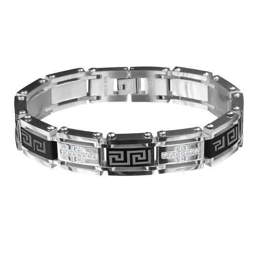 THE EXPLORER BRACELET // WHITE GOLD