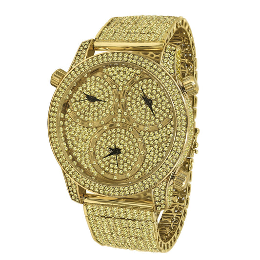 WORLDWIDE ICED WATCH // CANARY GOLD