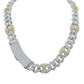 ICED CUBAN X GUCCI LINK CHAIN // WHITE X YELLOW GOLD 18MM