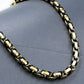 BRYZZY CHAIN // YELLOW X BLACK 7MM