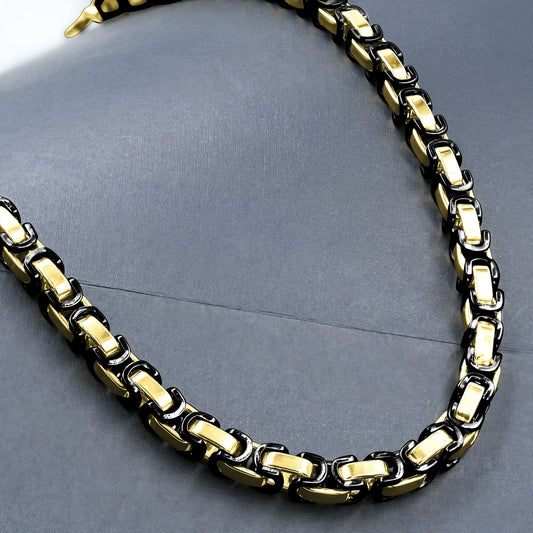 BRYZZY CHAIN // YELLOW X BLACK 7MM