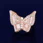 BUTTERFLY RING // ICED BAGUETTE
