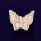 BUTTERFLY RING // ICED BAGUETTE