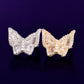 BUTTERFLY RING // ICED BAGUETTE