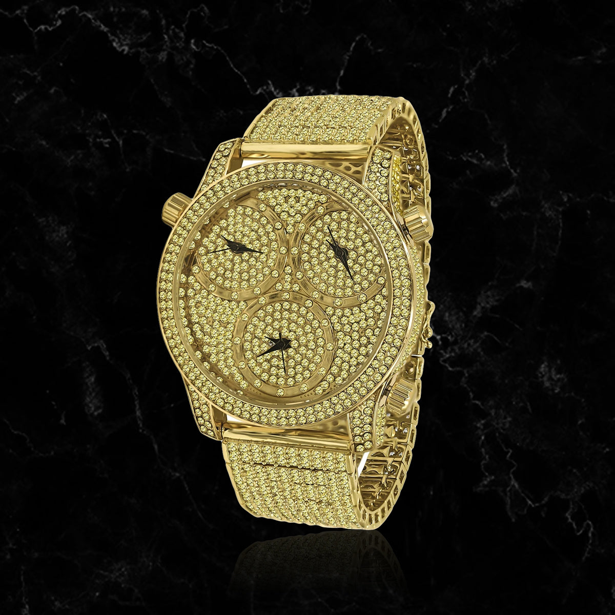 WORLDWIDE ICED WATCH // CANARY GOLD