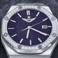 CLUBMASTER WATCH // WHITE GOLD X NAVY BLUE FACE