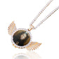 CUSTOM SOLITAIRE STONE PHOTO PENDANT + CHAIN