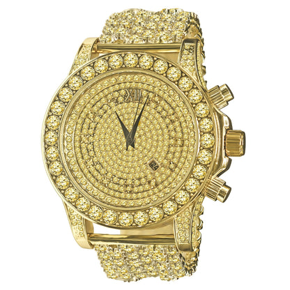 ROUND CUT DIAMOND TIMEPIECE // CANARY GOLD