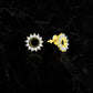 FLORALS // YELLOW GOLD EARRINGS