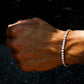4MM ROUND CUT TENNIS BRACELET