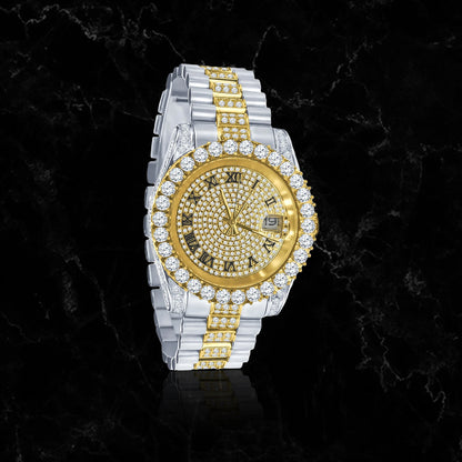 ICED ICON WATCH // TWO TONE