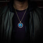 CUSTOM DOUBLE-SIDED ROTATING PHOTO PENDANT + CHAIN