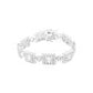 GEO BRACELET // WHITE GOLD 14MM
