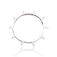 ICED SPIKED BANGLE BRACELET