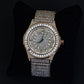 FLOODED BAGUETTE WATCH // ROSE GOLD