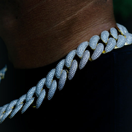 THE BIG DOG CUBAN // YELLOW GOLD 25MM