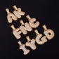 CUSTOM BUBBLE LETTER PENDANT + CHAIN