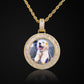THE ORIGINAL 2.0 // BAGUETTE x ROUND CUT PHOTO PENDANT is an essential piece to add to your collection to remember an OG in your life...5x Plated with Solid 18k Gold x Diamonds, this custom photo pendant has a breathtaking luster for a price that you simply can't find anywhere else. Stop Settling and Shop OG.