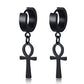 ANKH STEEL // HOOP EARNINGS