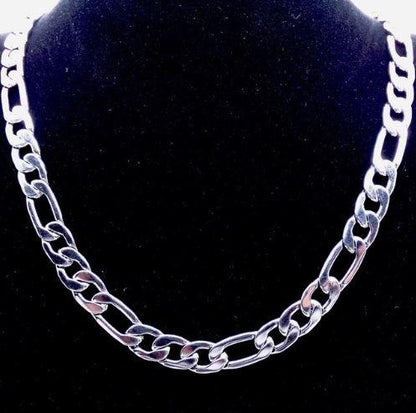 6MM FIGARO CHAIN IN YELLOW GOLD