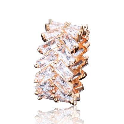 ICED OUT GLACIER BAGUETTE RING