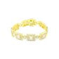 GEO BRACELET // YELLOW GOLD 14MM