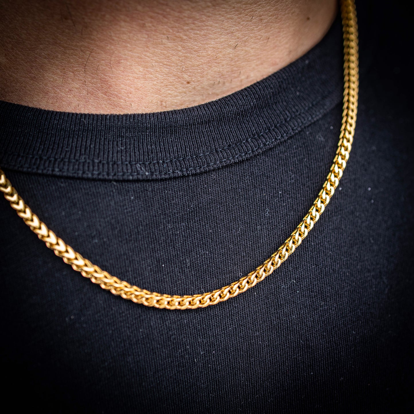 3MM FRANCO CHAIN IN YELLOW GOLD