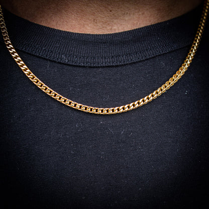 3MM FRANCO CHAIN IN YELLOW GOLD