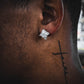 BAROQUE // WHITE GOLD EARRINGS