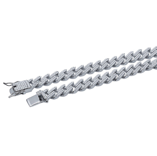 THE FRIGID CUBAN // WHITE GOLD 8MM