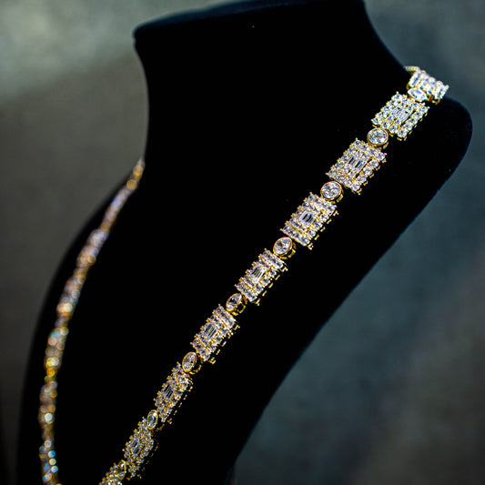 THE GEO CHAIN // YELLOW GOLD 14MM
