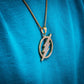 ICED BOLTY MEDALLION PENDANT // YELLOW GOLD