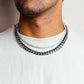 12MM PLAIN JANE CUBAN IN WHITE GOLD