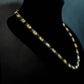 THE EMERALD CHAIN // BLACK X YELLOW GOLD 6MM