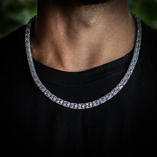 THE EMERALD CHAIN // WHITE GOLD 6MM