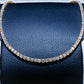 4MM ROUND CUT TENNIS CHAIN IN YELLOW GOLD