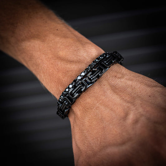 BRYZZY BRACELET // BLACK 8MM
